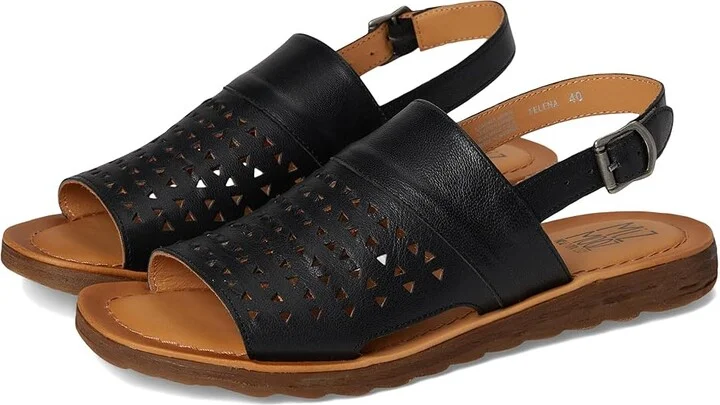 Miz Mooz Felena Women's Wedge Shoes Black : EU 37 (US Women's 6.5-7) B - Medium, Leather