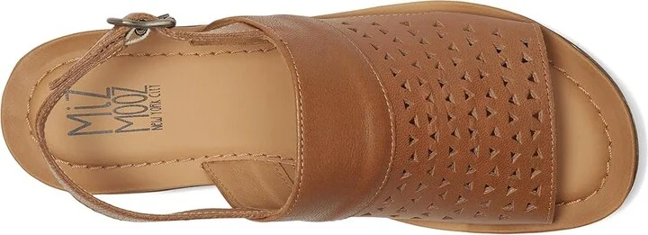 Miz Mooz Felena Women's Wedge Shoes Brandy : EU 36 (US Women's 5.5-6) B - Medium, Leather - Image 2