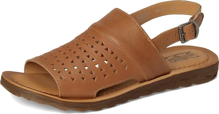 Miz Mooz Felena Women's Wedge Shoes Brandy : EU 36 (US Women's 5.5-6) B - Medium, Leather - Image 5
