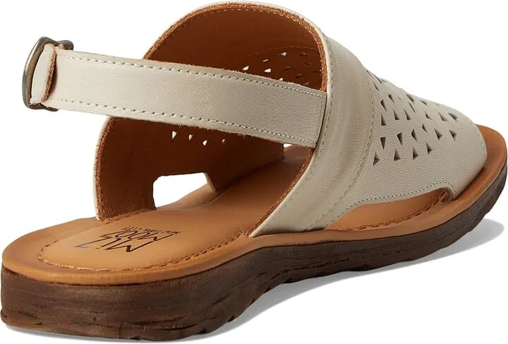 Miz Mooz Felena Women's Wedge Shoes Cream : EU 41 (US Women's 9.5-10) B - Medium, Leather - Image 4