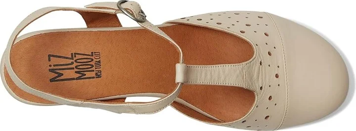 Miz Mooz Finola Women's Sandals Cream : EU 36.5 (US Women's 6.5) B - Medium, Leather - Image 2