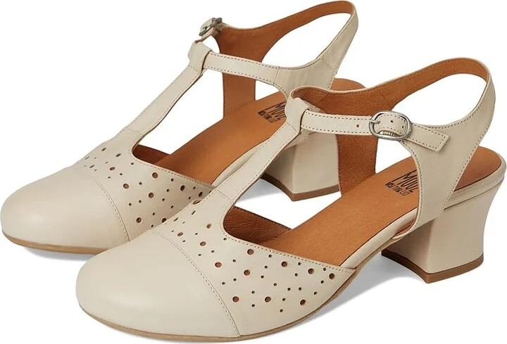 Miz Mooz Finola Women's Sandals Cream : EU 36.5 (US Women's 6.5) B - Medium, Leather
