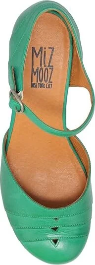Miz Mooz Frenchy Women's Sandals Emerald : EU 36.5 (US Women's 6.5) B - Medium, Leather - Image 2