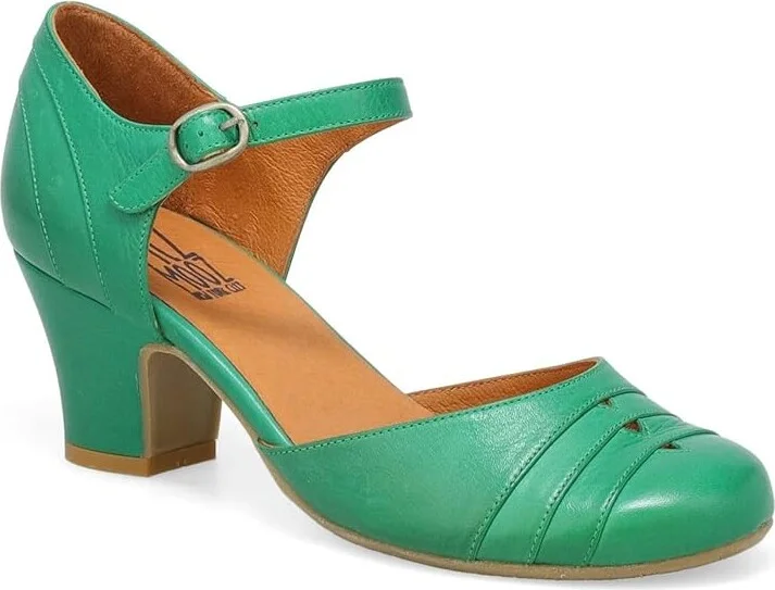 Miz Mooz Frenchy Women's Sandals Emerald : EU 36.5 (US Women's 6.5) B - Medium, Leather