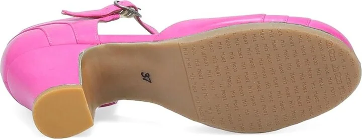 Miz Mooz Frenchy Women's Sandals Fuchsia : EU 37.5 (US Women's 7.5) B - Medium, Leather - Image 3