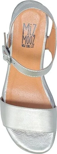 Miz Mooz Gillie Women's Sandals Pewter : EU 42 (US Women's 10.5-11) B - Medium, Leather/Rubber - Image 2