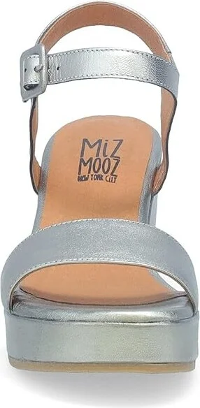 Miz Mooz Gillie Women's Sandals Pewter : EU 42 (US Women's 10.5-11) B - Medium, Leather/Rubber - Image 4