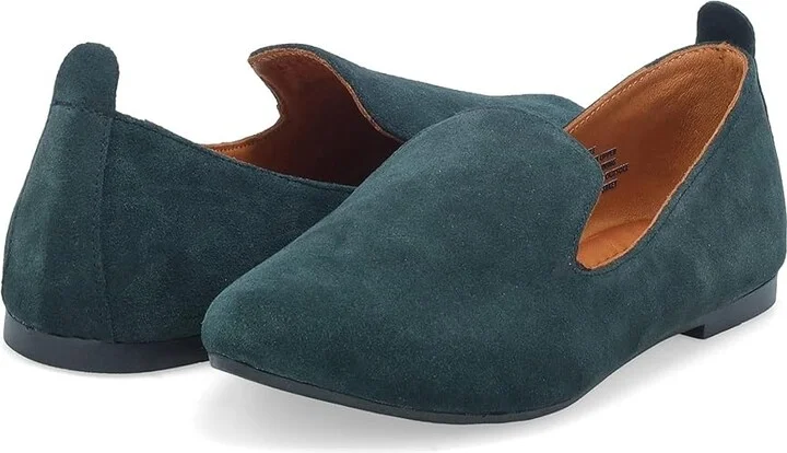 Miz Mooz Gisele Women's Flat Shoes Forest : EU 37 (US Women's 6.5-7) B - Medium, Leather/Suede