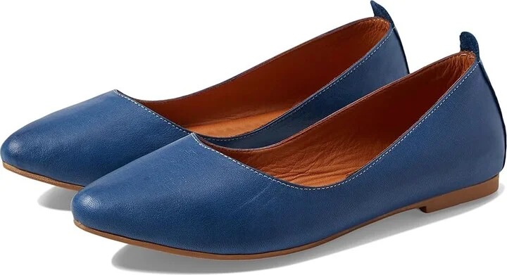 Miz Mooz Glen Women's Flat Shoes Denim : EU 38 (US Women's 7.5-8) B - Medium, Leather