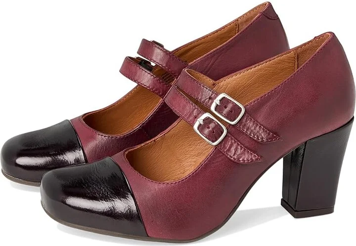 Miz Mooz Heather High Heels Bordeaux : EU 41 (US Women's 10) B - Medium, Leather