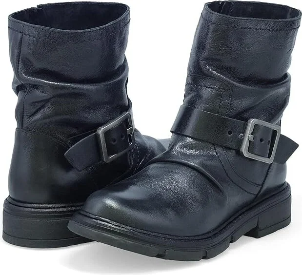 Miz Mooz Holdyn Women's Boots Black : EU 40 (US Women's 9-9.5) B - Medium, Leather/Rubber