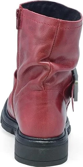 Miz Mooz Holdyn Women's Boots Cranberry : EU 39 (US Women's 8.5-9) B - Medium, Leather/Rubber - Image 3