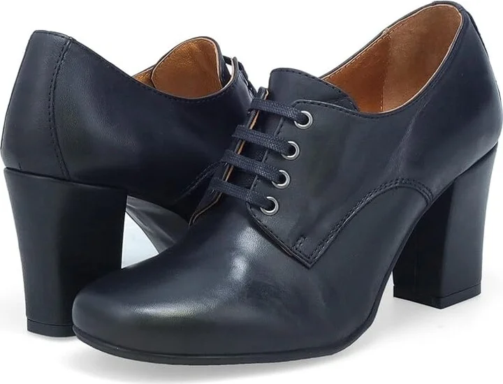 Miz Mooz Hunny High Heels Black : EU 38 (US Women's 8) B - Medium, Leather