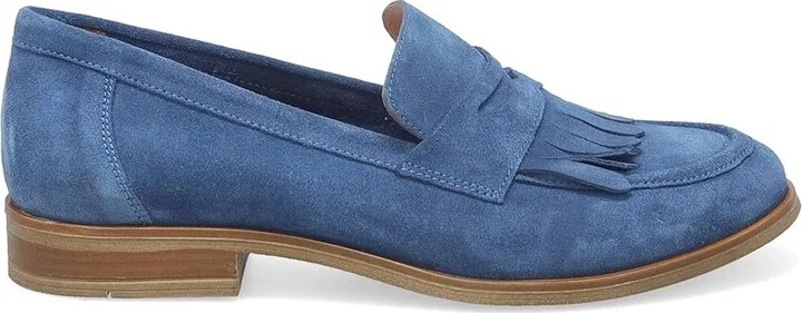 Miz Mooz Ilona Women's Flat Shoes Denim : EU 40 (US Women's 9-9.5) B - Medium, Suede - Image 6