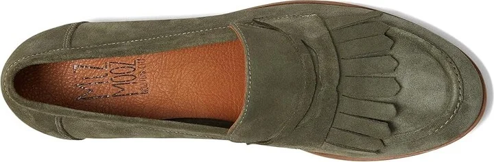 Miz Mooz Ilona Women's Flat Shoes Forest : EU 36 (US Women's 5.5-6) B - Medium, Suede - Image 2