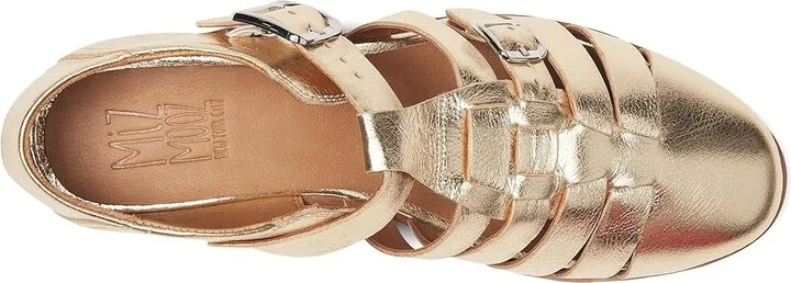 Miz Mooz Ivanna Women's Shoes Gold : EU 38 (US Women's 7.5-8) B - Medium, Leather/Rubber - Image 2