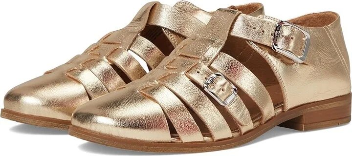 Miz Mooz Ivanna Women's Shoes Gold : EU 38 (US Women's 7.5-8) B - Medium, Leather/Rubber