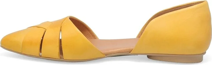 Miz Mooz Jade Women's Flat Shoes Jade Ochre : EU 42 (US Women's 10.5-11) B - Medium, Leather/Rubber - Image 5