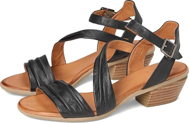 Miz Mooz Kailee Women's Wedge Shoes Black : EU 39 (US Women's 8.5-9) B - Medium, Leather