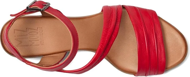 Miz Mooz Kailee Women's Wedge Shoes Scarlet : EU 39 (US Women's 8.5-9) B - Medium, Leather - Image 2