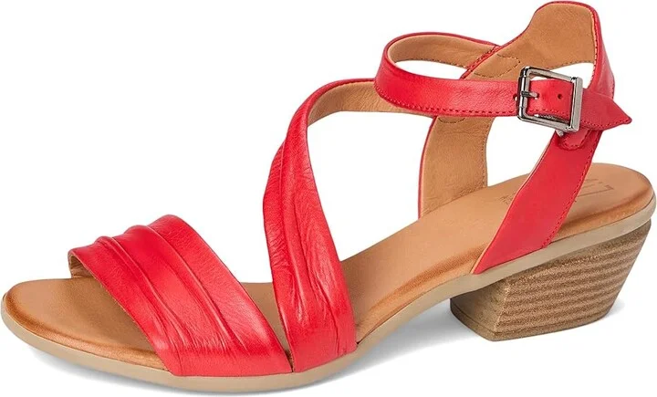 Miz Mooz Kailee Women's Wedge Shoes Scarlet : EU 39 (US Women's 8.5-9) B - Medium, Leather - Image 5