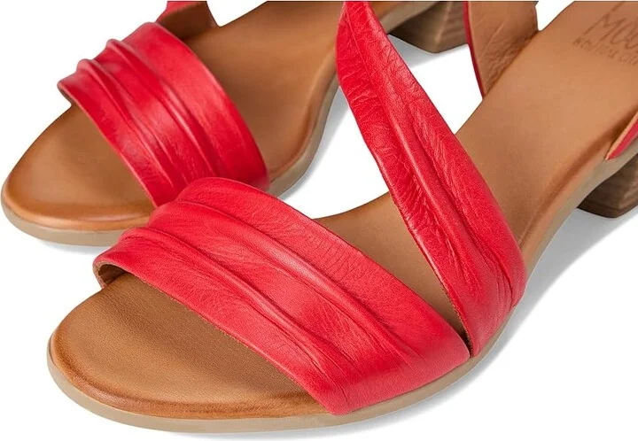 Miz Mooz Kailee Women's Wedge Shoes Scarlet : EU 39 (US Women's 8.5-9) B - Medium, Leather - Image 7