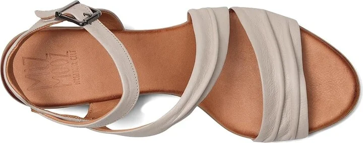 Miz Mooz Kailee Women's Wedge Shoes Taupe : EU 38 (US Women's 7.5-8) B - Medium, Leather - Image 2