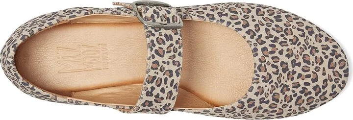 Miz Mooz Kaity Maryjane Women's Shoes Leopard : EU 36 (US Women's 5.5-6) B - Medium, Leather - Image 2