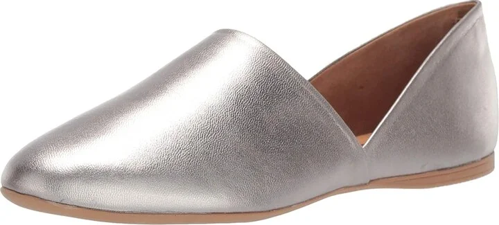 Miz Mooz Kimmy Women's Flat Shoes Pewter : EU 36 (US Women's 5.5-6) B - Medium, Leather - Image 2