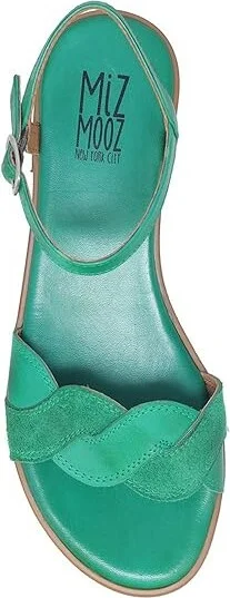 Miz Mooz Lakelyn Women's Sandals Emerald : EU 41 (US Women's 9.5-10) B - Medium, Leather/Rubber - Image 2