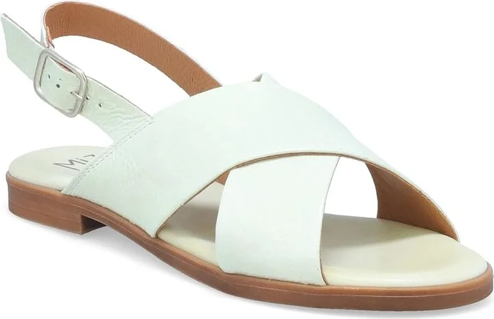Miz Mooz Leticia Women's Sandals White Patent : EU 36 (US Women's 5.5-6) B - Medium, Leather - Image 5