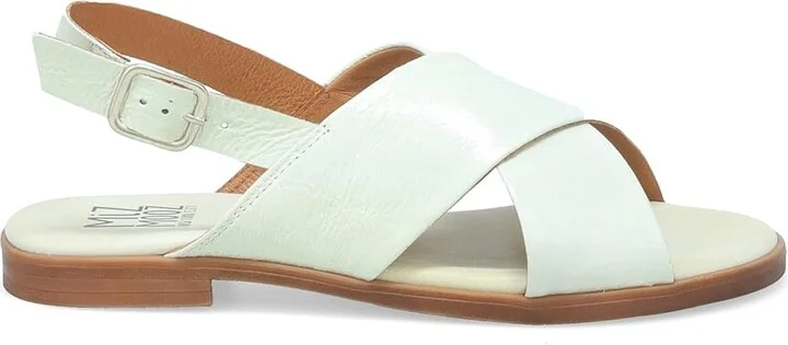 Miz Mooz Leticia Women's Sandals White Patent : EU 36 (US Women's 5.5-6) B - Medium, Leather - Image 6