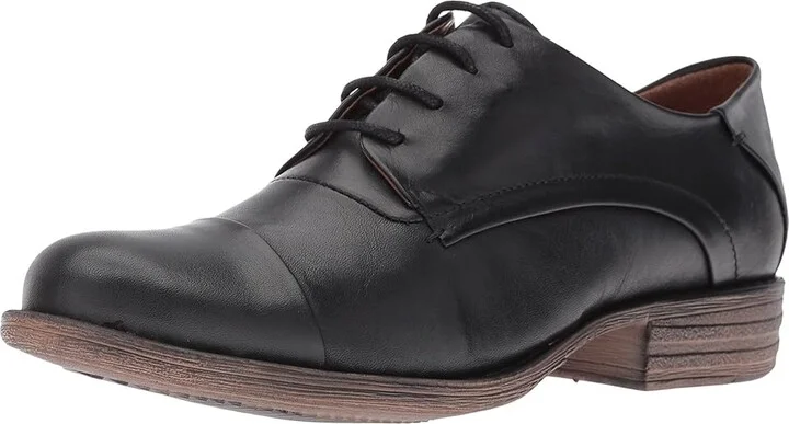 Miz Mooz Letty Women's Lace up casual Shoes Black : EU 40 (US Women's 9.5) B - Medium, Leather - Image 2