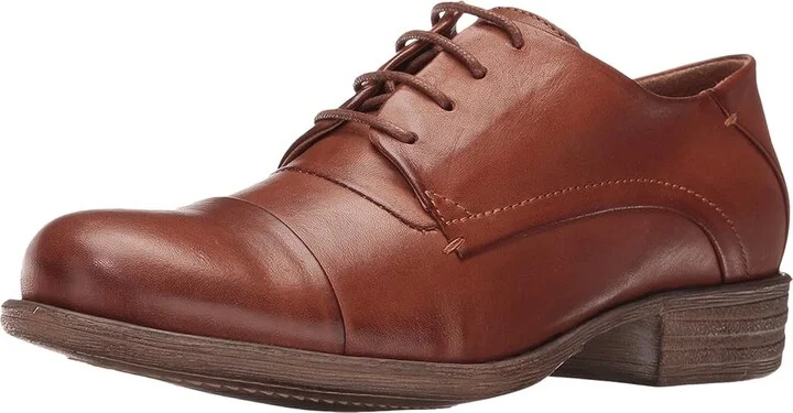Miz Mooz Letty Women's Lace up casual Shoes Brandy : EU 40 (US Women's 9.5) B - Medium, Leather - Image 2