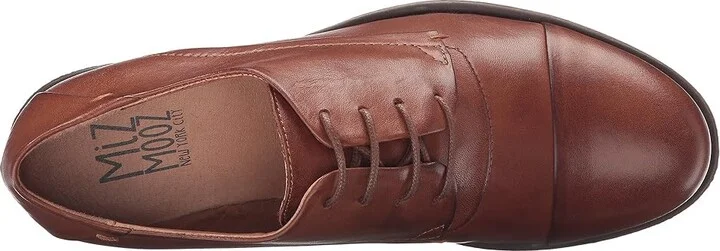 Miz Mooz Letty Women's Lace up casual Shoes Brandy : EU 40 (US Women's 9.5) B - Medium, Leather - Image 3