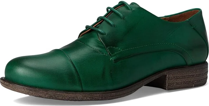 Miz Mooz Letty Women's Lace up casual Shoes Emerald : EU 36.5 (US Women's 6.5) B - Medium, Leather - Image 5