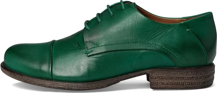 Miz Mooz Letty Women's Lace up casual Shoes Emerald : EU 36.5 (US Women's 6.5) B - Medium, Leather - Image 6