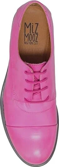 Miz Mooz Letty Women's Lace up casual Shoes Fuchsia : EU 36 (US Women's 6) B - Medium, Leather - Image 2
