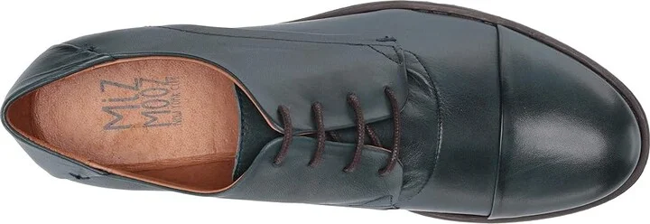 Miz Mooz Letty Women's Lace up casual Shoes Ocean : EU 36 (US Women's 6) B - Medium, Leather - Image 3