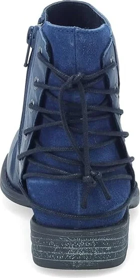 Miz Mooz Libretto Women's Boots Denim : EU 37 (US Women's 7) B - Medium, Leather/Rubber - Image 3