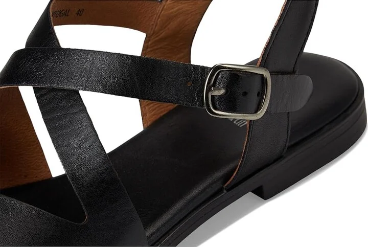 Miz Mooz Lilium Women's Wedge Shoes Black : EU 40 (US Women's 9-9.5) B - Medium, Leather - Image 7