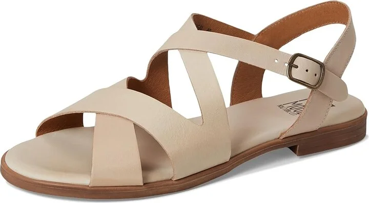 Miz Mooz Lilium Women's Wedge Shoes Cream : EU 38 (US Women's 7.5-8) B - Medium, Leather - Image 5