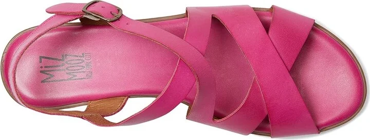 Miz Mooz Lilium Women's Wedge Shoes Fuchsia : EU 42 (US Women's 10.5-11) B - Medium, Leather - Image 2