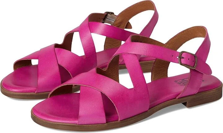 Miz Mooz Lilium Women's Wedge Shoes Fuchsia : EU 42 (US Women's 10.5-11) B - Medium, Leather