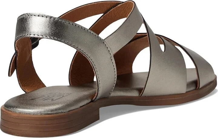 Miz Mooz Lilium Women's Wedge Shoes Pewter : EU 36 (US Women's 5.5-6) B - Medium, Leather - Image 4