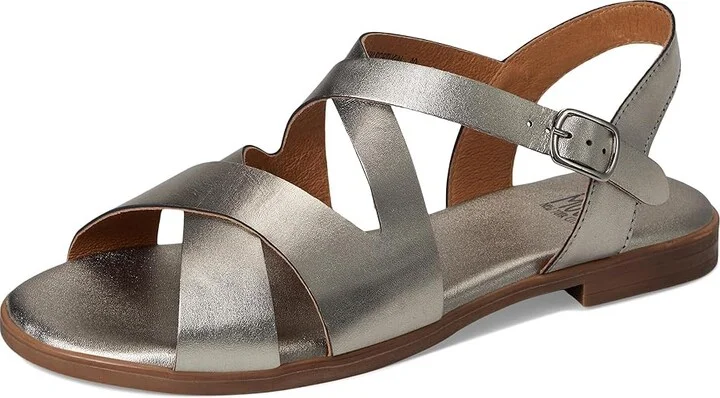 Miz Mooz Lilium Women's Wedge Shoes Pewter : EU 36 (US Women's 5.5-6) B - Medium, Leather - Image 5