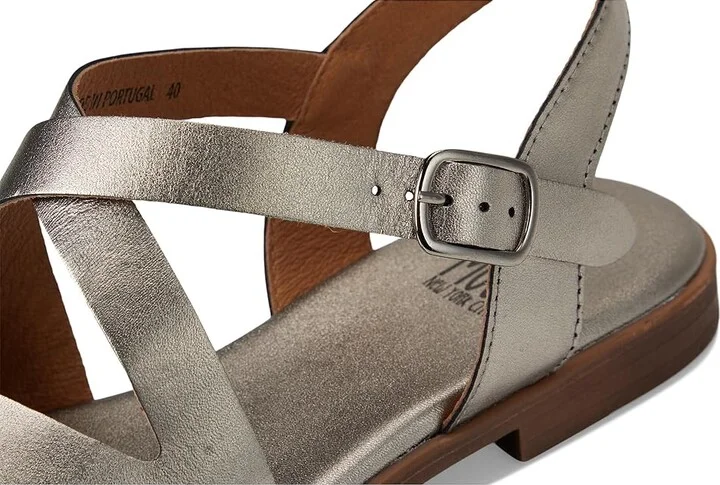Miz Mooz Lilium Women's Wedge Shoes Pewter : EU 36 (US Women's 5.5-6) B - Medium, Leather - Image 7