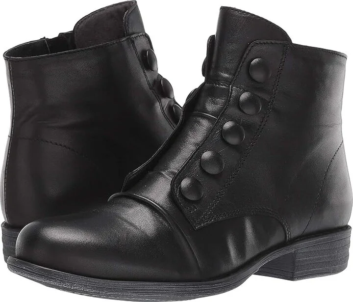 Miz Mooz Louise Women's Boots Black : 8 B - Medium, Leather