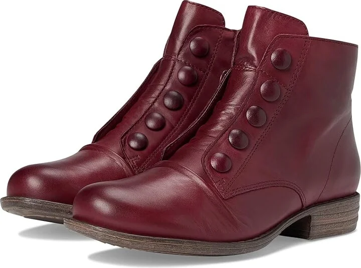 Miz Mooz Louise Women's Boots Bordeaux : 6 B - Medium, Leather