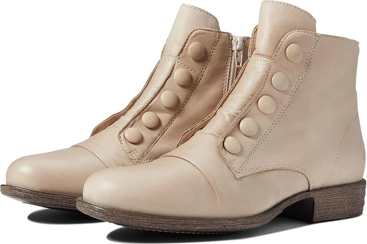 Miz Mooz Louise Women's Boots Cream : 6 B - Medium, Leather